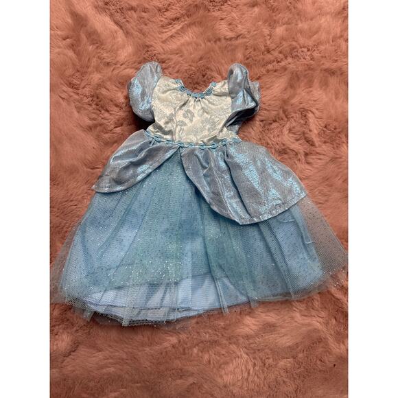 Set 2 My Disney Girl Doll Dresses Cinderella & Aurora Style Blue/Pink 18” - Picture 2 of 7